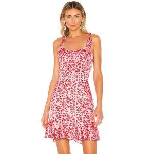 Karina Grimaldi Pink Floral Angelica Mini Dress